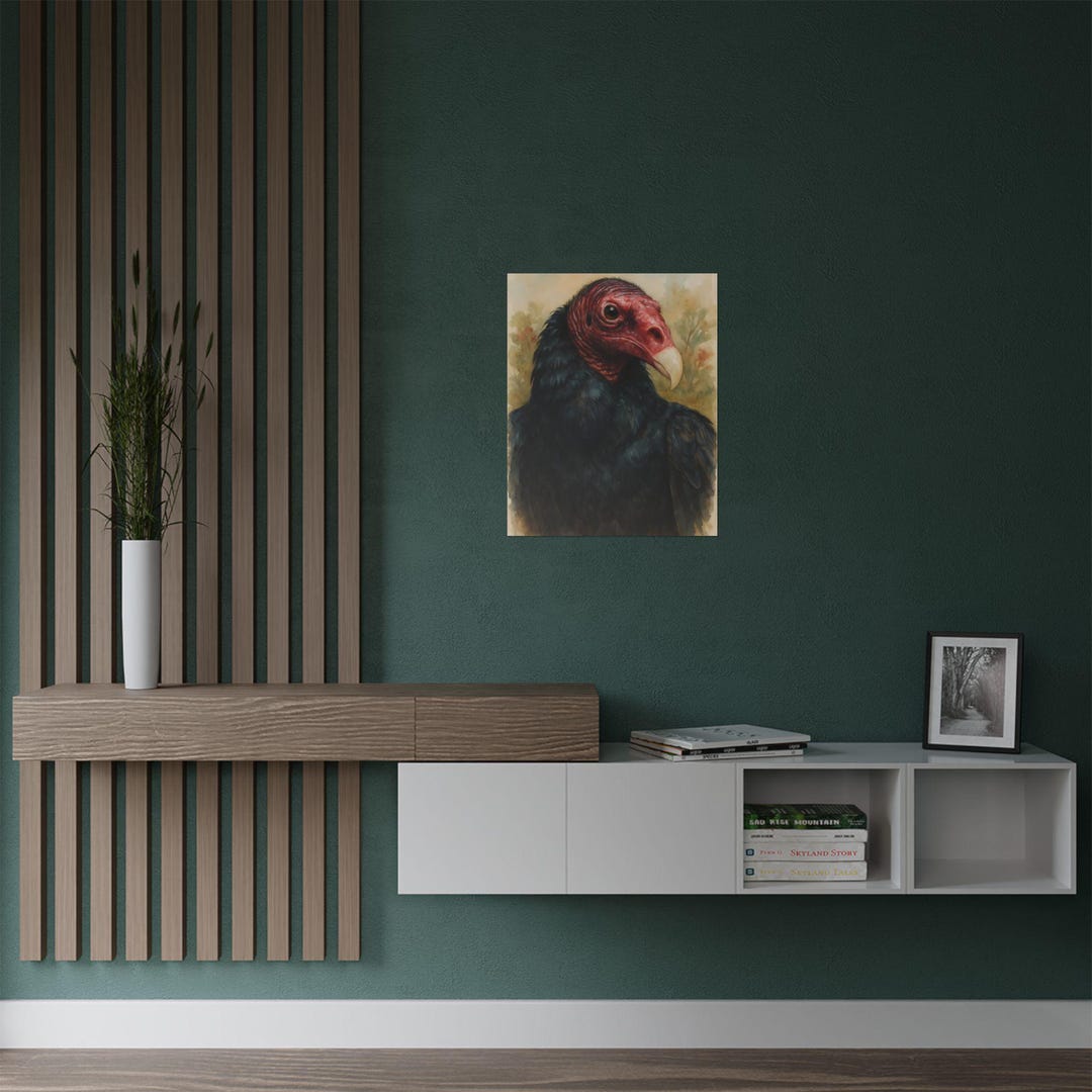 Vulture Poster | Watercolor Bird Art Print | Bird Poster Prints Framed ...