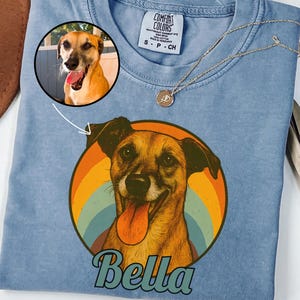 Custom Dog Shirt, Personalized Dog Shirts, Custom Retro Tee, Dog Owner Shirt, Dog Name Shirt, Dog Lover Shirt, Gift for Pet Owner