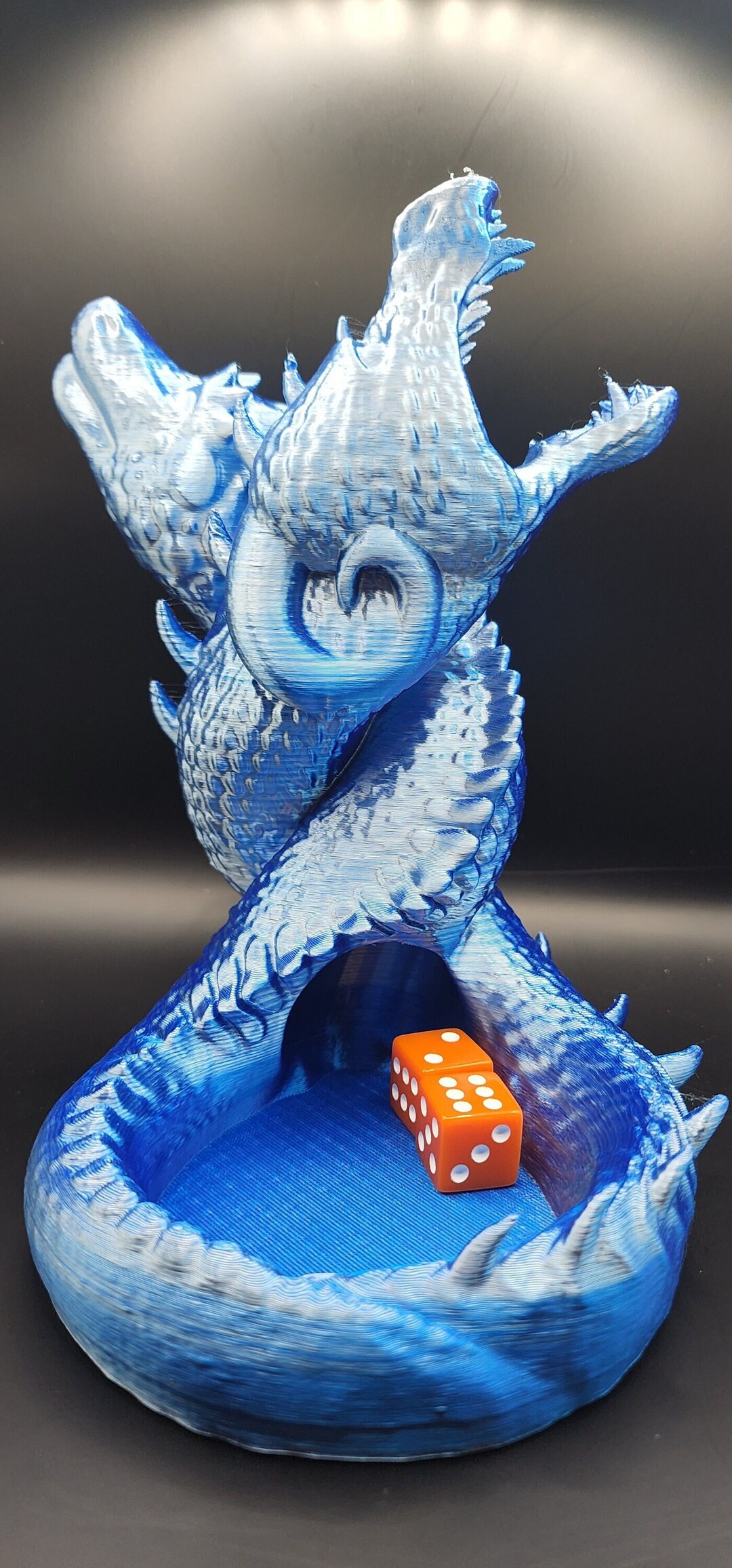 Double Dragon Head Dice Tower Etsy