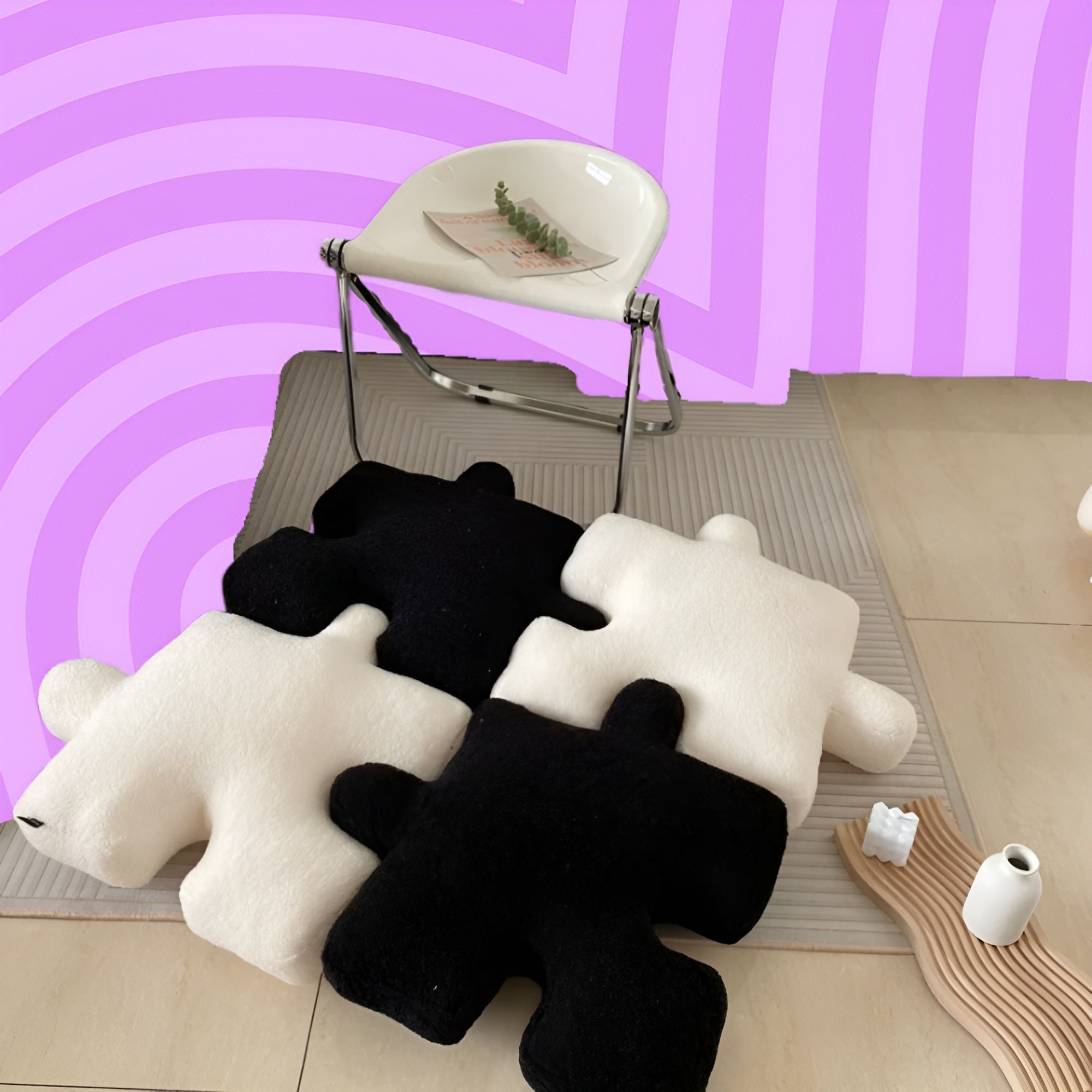 Floor puzzle pillows cheap