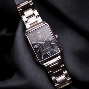 Best man gift - Slava Tank. Unique square watches. Minimalistic Wrist watch. gift for men. anniversary gift. boyfriend gift gift for husband