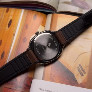 Slava Gentleman - Elegance wrist watches . Custom mens watch. gift for him. wrist mens watch. Thin watch. Square watch. minimalist watch. image 5