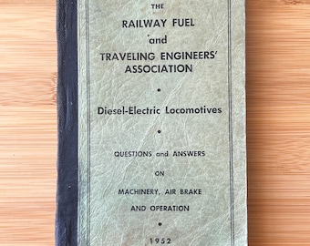 1952 Diesel-Electric Locomotives Q&A Manual – Railway Engineers Training Booklet