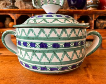 Robert Picault Vallauris Soup Tureen: French Riviera Pottery, 1960s