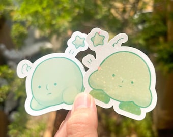 Little Green Blob Poyo Guy Stickers | Waterproof Sticker | Vinyl Stickers