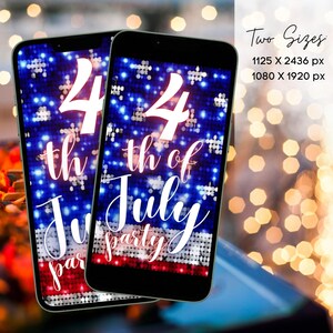Animated 4th of July American Flag Invitation, Independence Day Pool Party Invite, Patriotic Invitation, Editable Labor Day Template, BBQ image 2