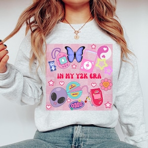 Y2K Era Colorful Collage PNG - Retro 2000s Cricut Cut File