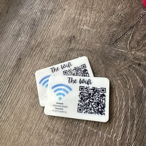 Wifi QR Code Fridge Magnet | Guest Network Password | Personalized Wifi ...