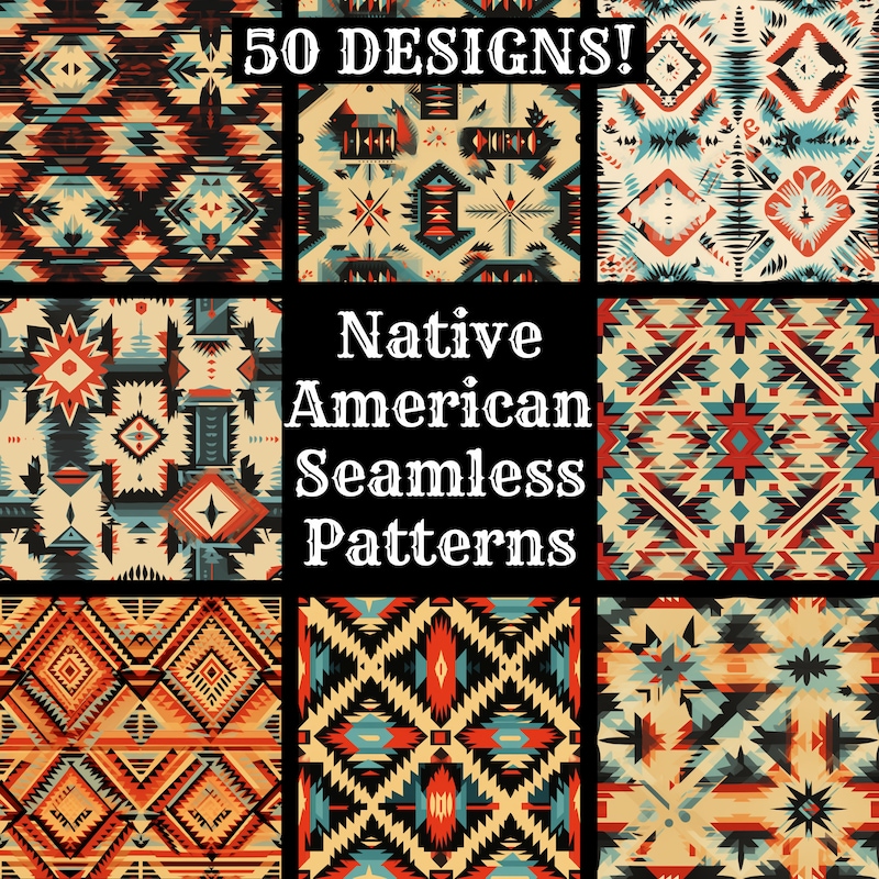 Background Native Stencil - Etsy