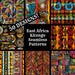 East Africa Kitenge Patterns: Seamless Digital Paper (digital Download ...