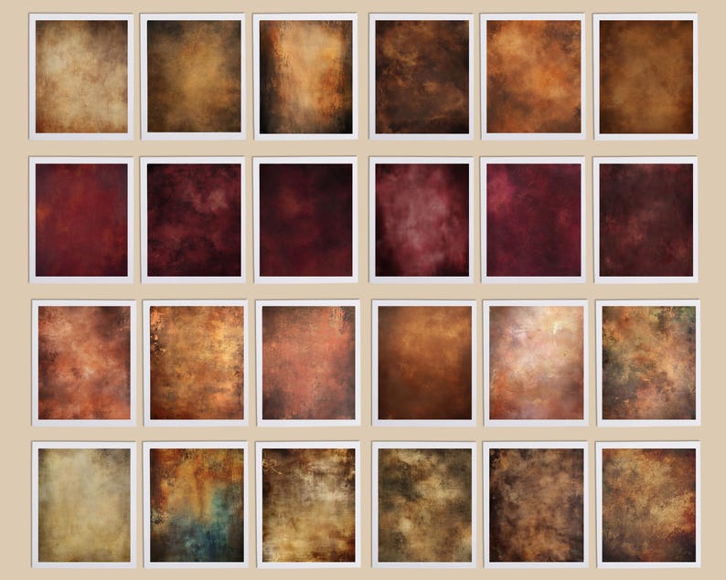 250 Rembrandt Textures: Old Master Portrait Backgrounds (digital ...
