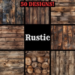 Seamless Rustic Wood Digital Paper, printable scrapbook paper Wood Textures instant download for commercial use backdrop background Photo