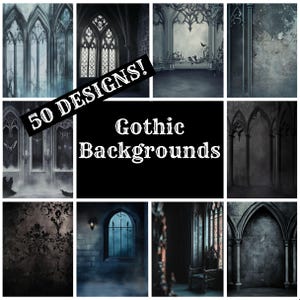 Gothic Backgrounds Journal Paper, Gothic Printable Paper, Vintage Journal Supplies, Journal Inserts
