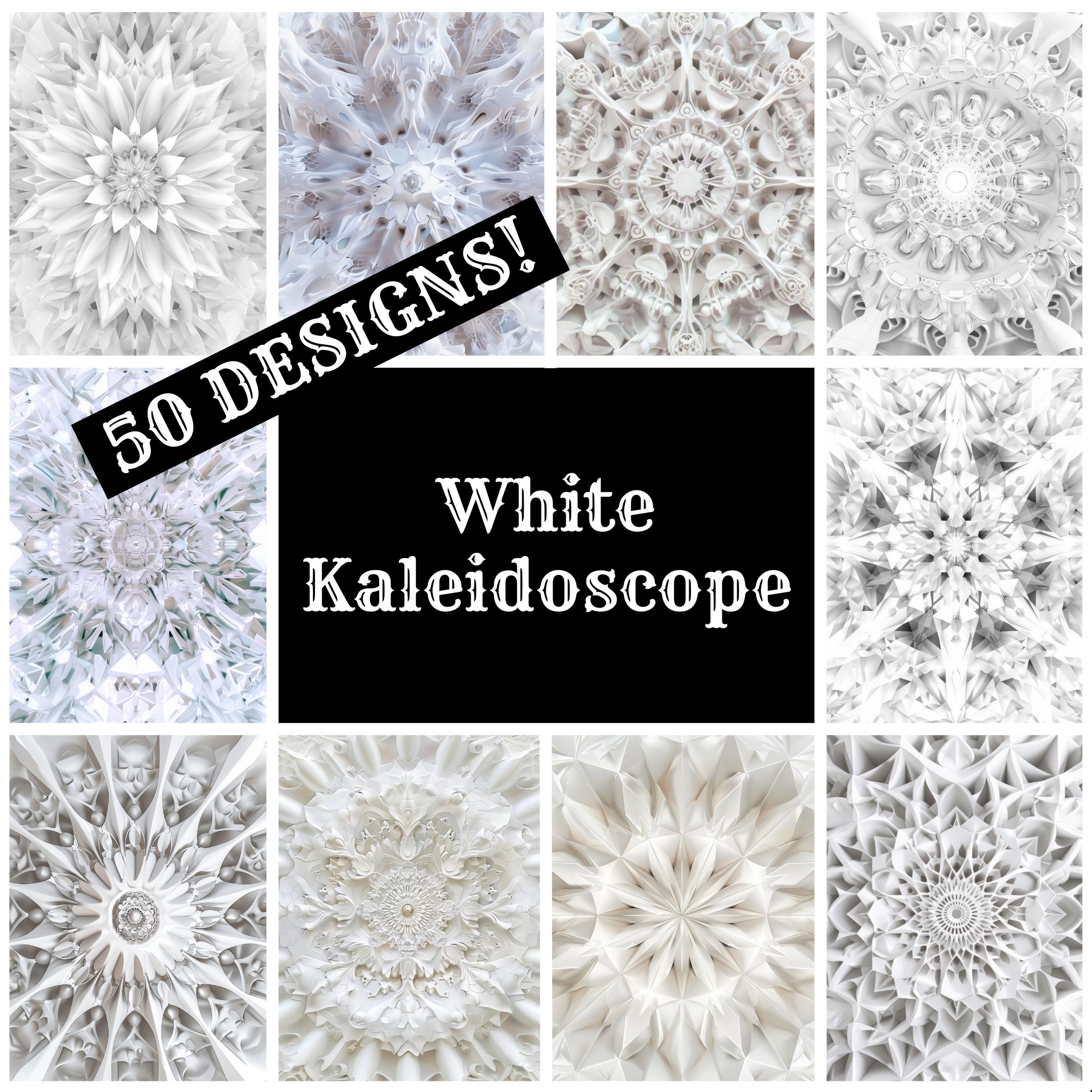 White Kaleidoscope Journal Paper: Vintage Scrapbook Printable (PNG Digital  Download) - Etsy, image size:2160x2160