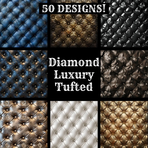 Diamond Luxury Tufted Paper, Diamond Luxury Tufted Printable Paper, Vintage Diamond, Diamond Luxury Tufted Journal Supplies, Journal Inserts