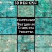 Distressed Turquoise Textures: Seamless Scrapbook Paper (digital ...