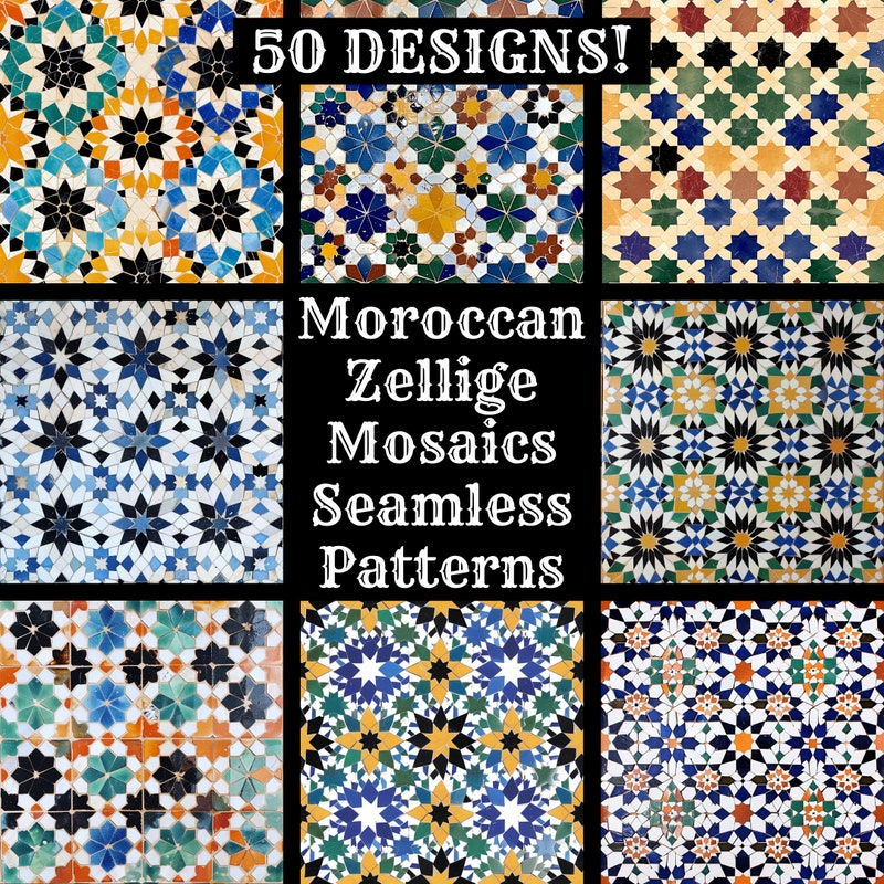 Moroccan Patterns - Etsy