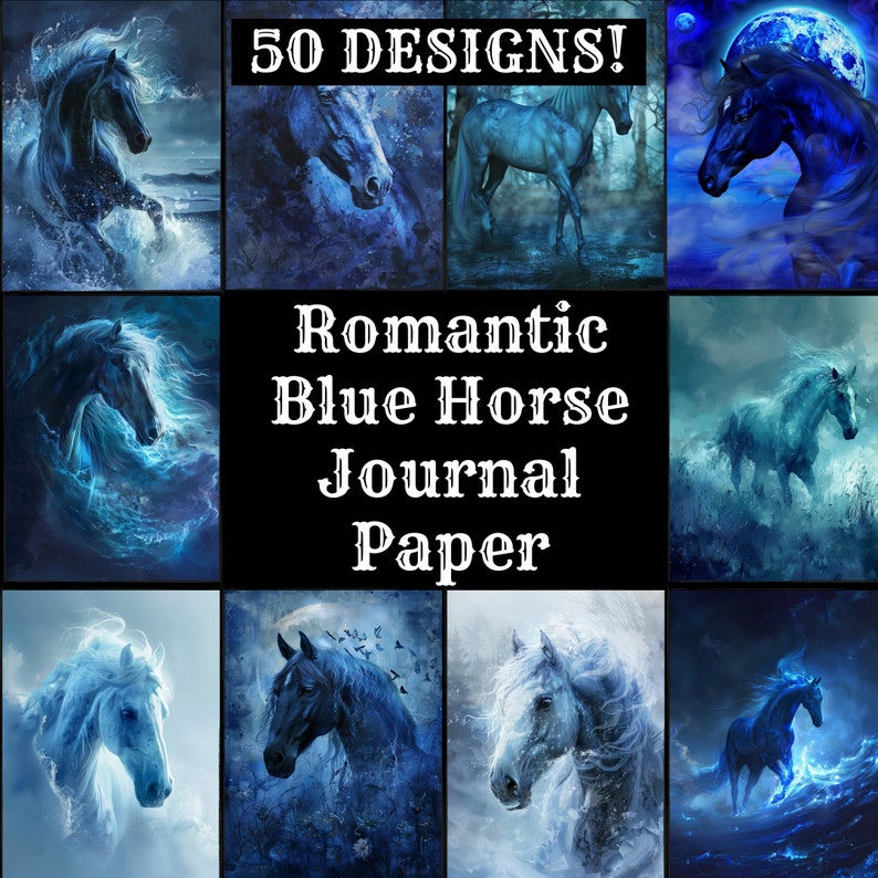 a collage of photos of horses in different colors