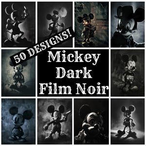 Toontown Download Mickey Mouse Film Noir - Etsy