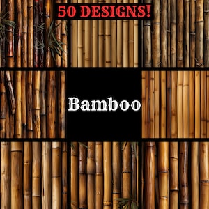 Seamless Bamboo Wood Digital Paper, printable scrapbook paper Wood Textures instant download for commercial use backdrop background Photo