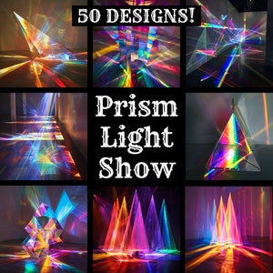 Papel para show de luz de prisma, papel para impressão de show de luz de prisma, suprimentos de diário para show de luz de prisma, inserções de diário fundo de show de luz de prisma