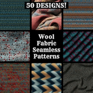 Wool Fabric Seamless Digital Paper, Printable Scrapbook Paper Seamless Textures, Digital Instant Download Seamless Wool Fabric Pattern Wrap