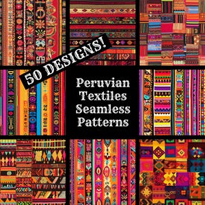 a large collection of colorful textiles and patterns
