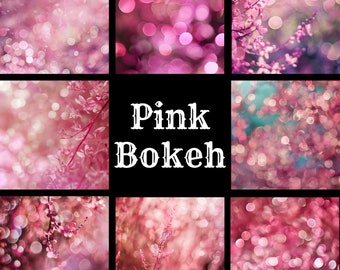 Pink Bokeh Digital Paper: High-Resolution Journal & Scrapbook (Digital Download)