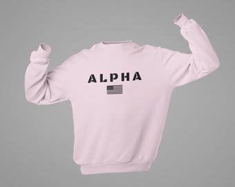 Alpha Shirt: American Flag Design, Patriotic Cotton Blend - Etsy Alpha Shirt: American Flag Design, Patriotic Cotton Blend - Etsy