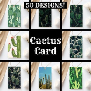 Étiquettes de carnet de notes cactus, cactus imprimables, cactus vintage, image de cactus, fournitures de journal de cactus, encarts de journal, étiquettes cadeaux, cartes de cactus