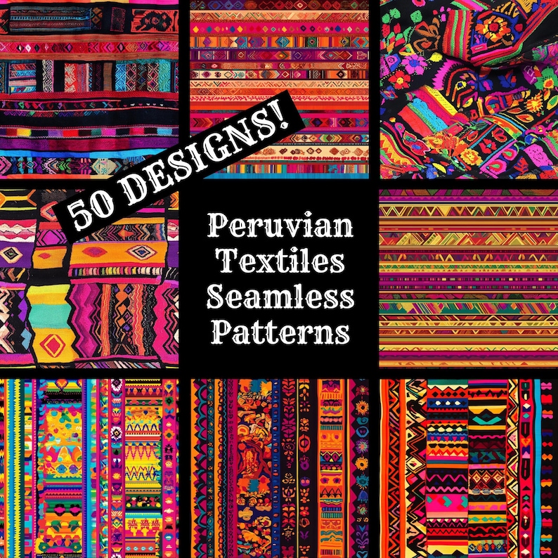 a large collection of colorful textiles and patterns