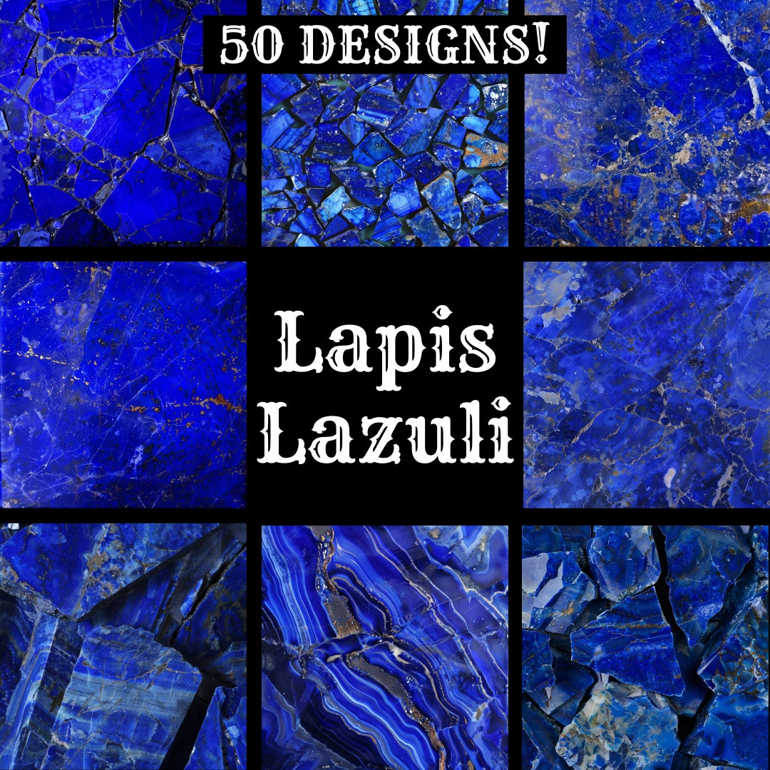 Lapis Lazuli Paper, Lapis Lazuli Printable Paper, Vintage Lapis Lazuli ...