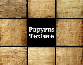 Vintage Papyrus Texture Digital Paper: 50 PNG Designs (Digital Download)