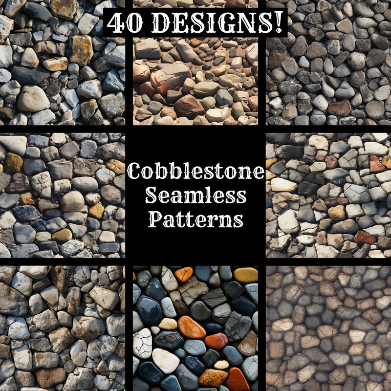 Cobblestone Pattern - Etsy