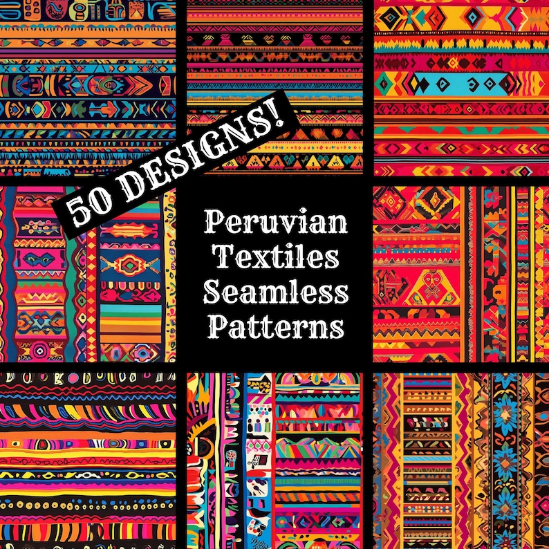 a large collection of colorful textiles and patterns