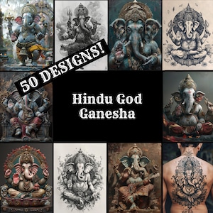 Hindoe-god Ganesha-dagboekpapier, Hindoe-god Ganesha afdrukbaar papier, vintage God Ganesha, Hindoe-god Ganesha-dagboekbenodigdheden, dagboekbijlagen