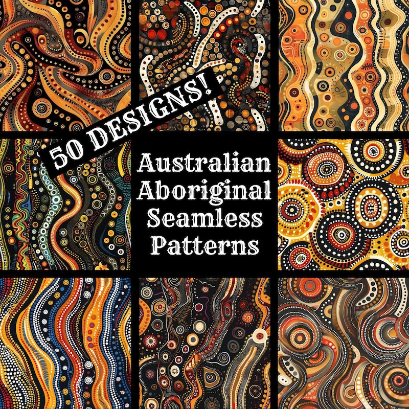 Aboriginal Pattern - Etsy Australia