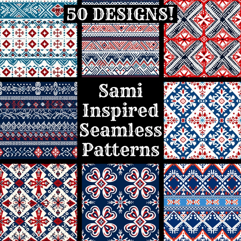 Sapmi Pattern Sami Crafts - Etsy