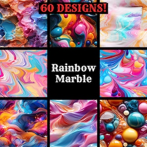 Seamless Rainbow Marble Digital Paper, printable scrapbook paper textures instant download for commercial use granite stone sculpture