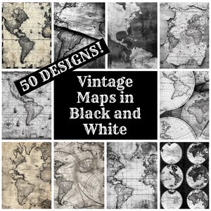 Cartes vintage en papier journal noir et blanc, papier imprimable, fournitures de journal vintage, encarts de journal