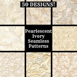 Perlglanz-Ivory nahtlose digitales Papier, druckbare Scrapbook Papier nahtlose Texturen, digitaler Sofort Download Perlglanz-Ivory Hintergrund