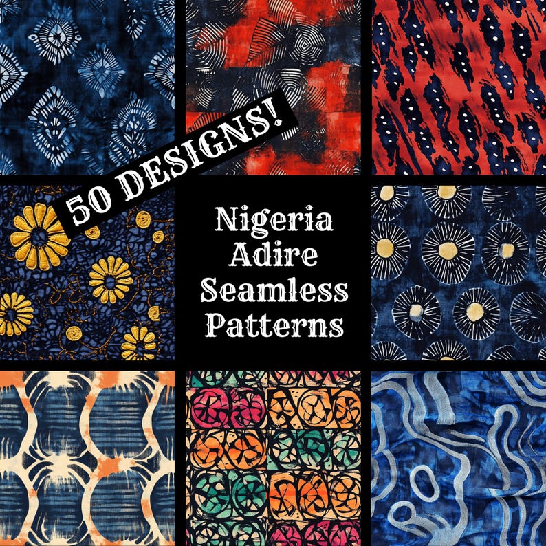 a collage of different patterns with the words 50 designs