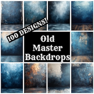 100 Altmeister Digitale Kulissen | Hochauflösende Hintergründe für Portraits & Produkte | Fotografie Hintergrund