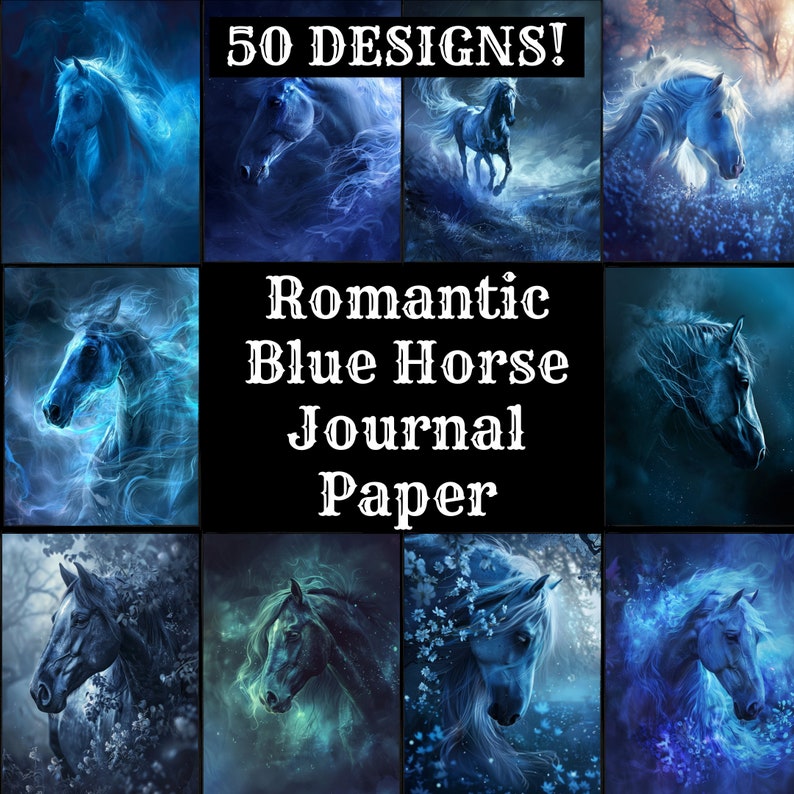 a collage of photos of horses in different colors