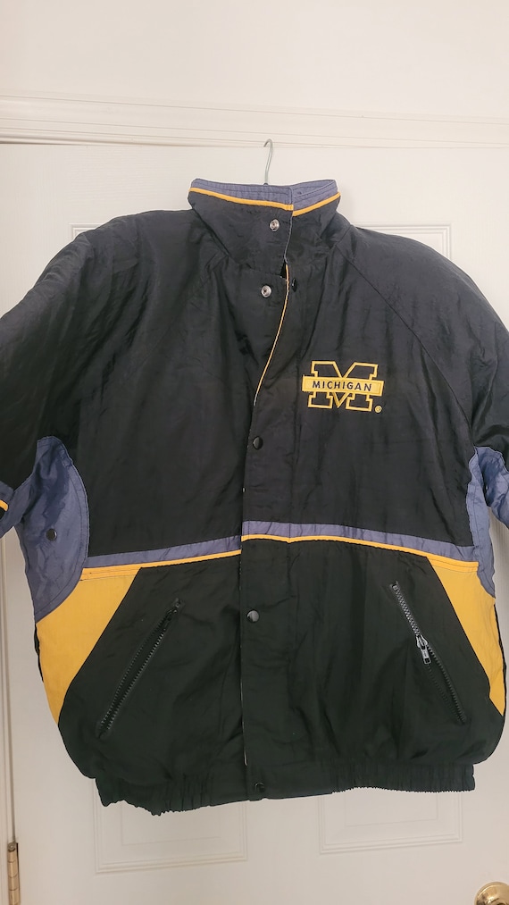 Vintage Starter - Michigan Wolverines Hooded Pullover Jacket 1990s X-Large  – Vintage Club Clothing