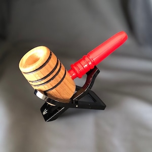 Cherry wood pipe with acrylic