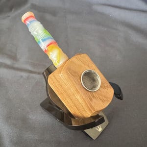 Hickory wood pipe