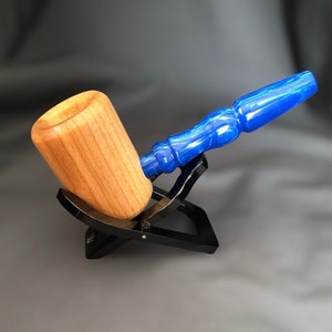 Cherry wood pipe with acrylic