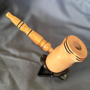 Swiss Pear and Canary wood pipe