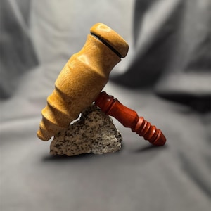Mango and red heart wood pipe